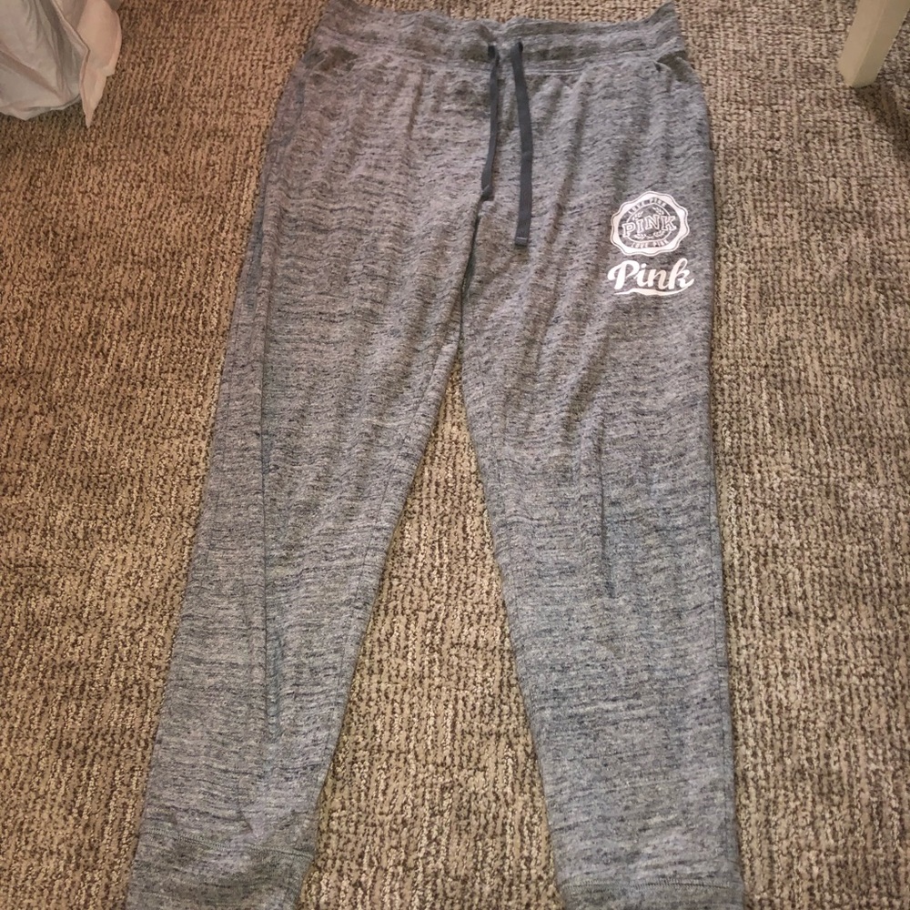 PINK Victoria’s Secret Gray Joggers/Sweatpants